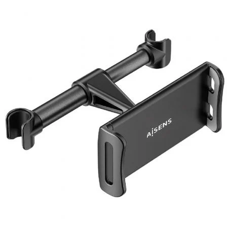 Aisens Soporte de Coche Ajustable para Reposacabezas Negro MSC1P-107